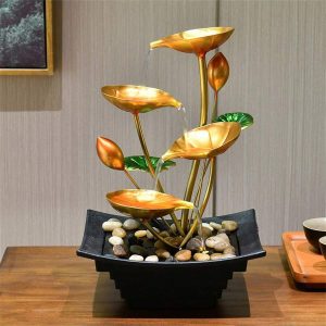 1pc Soothing 3-Tier USB-Powered Tabletop Fountain