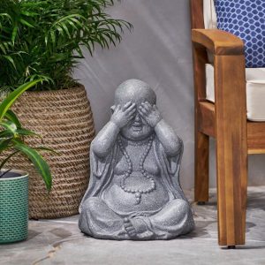 Gary Outdoor Monk Statue