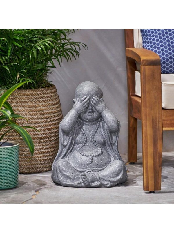 Gary Outdoor Monk Statue