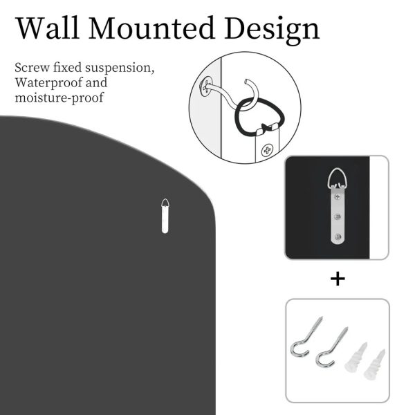 Large Arched Decorative Wall Mirror 40″x28″ for Living Room and Bedroom - Image 5