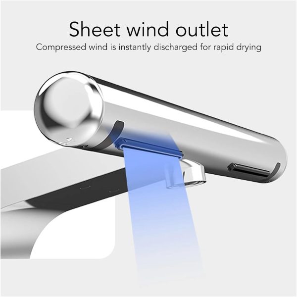 Classic Dual-Function Sensor Faucet with Integrated Air Hand Dryer - 图片 2