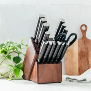 15 pieces of kitchen knife set, slicing integrated cutting tools fully combined for household use