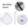 Large Round LED Bathroom Mirror with RGB Color Changing and Anti-Fog Function - Image 6
