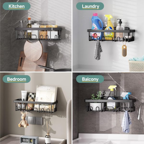 Bathroom, Washroom, Kitchen, Non Perforated Storage Rack - 图片 5