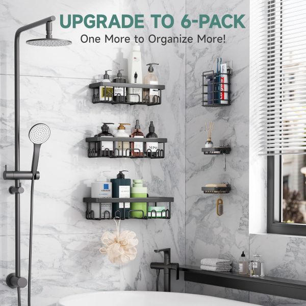 Bathroom, Washroom, Kitchen, Non Perforated Storage Rack - 图片 2