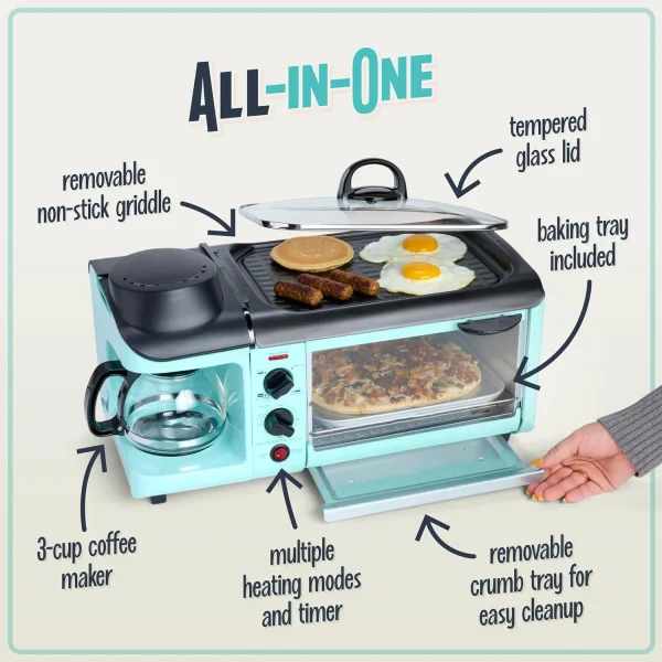A multifunctional breakfast machine with a timer - 图片 3