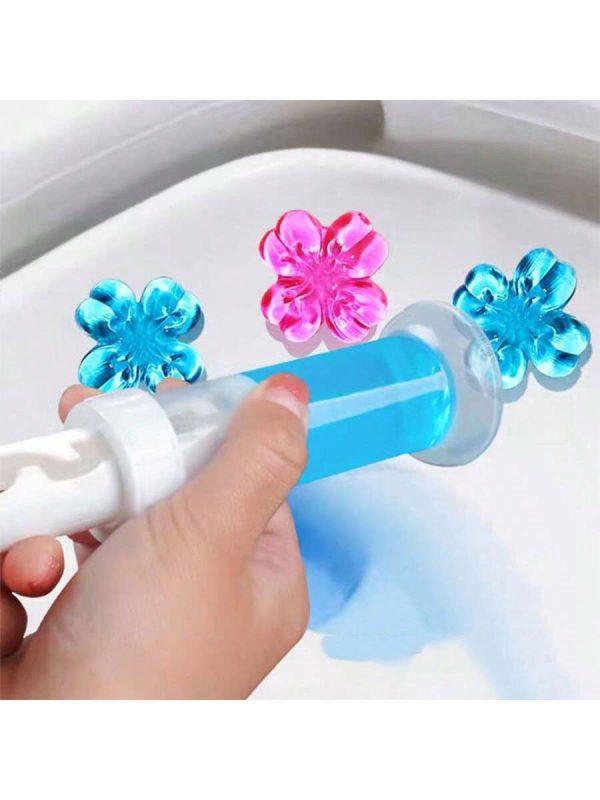 5pcs Toilet Deodorizer Gel With Long-lasting Fragrance, Keep Your Bathroom Clean And Fresh