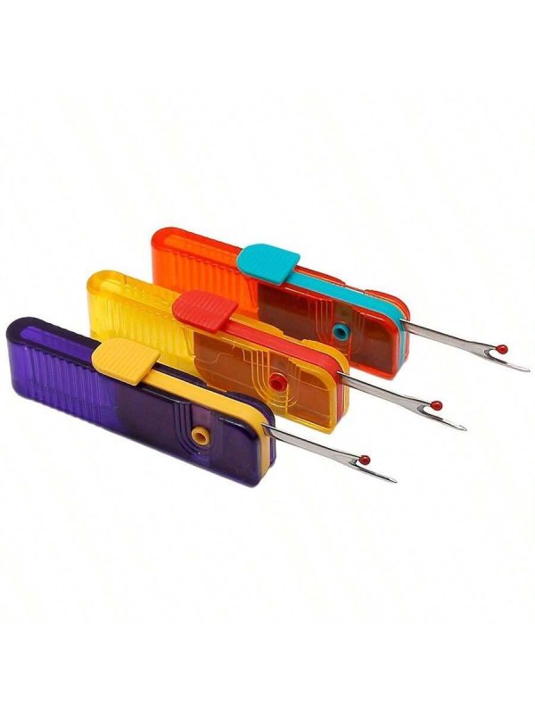 New Folding Plastic Handle Thread Cutter For Cross Stitching, Clothing Tailoring