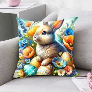 New Arrival Festive Pillow Cover, Home Decor Cushion Case For Sofa And Bed, Suede Fabric Pillowcase