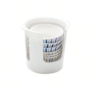 1pc Japanese Style Small Bowl Storage Rack Holder For Kitchen Countertop