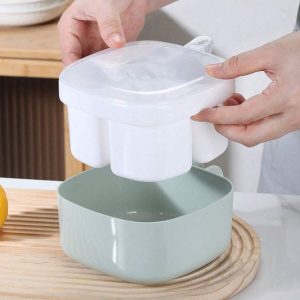 1pc High-Value Kitchen Seasoning Box, Four-In-One Salt Jar For Spices, Black Pepper And Sugar, Kitchen Condiment Storage Box