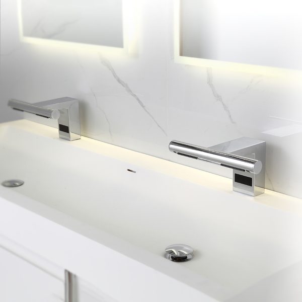 Classic Dual-Function Sensor Faucet with Integrated Air Hand Dryer - 图片 5